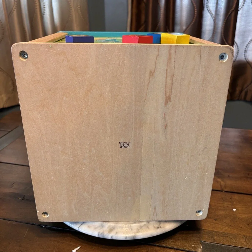 Toys R Us Wooden‎ 5 In 1 Activity Cube 12